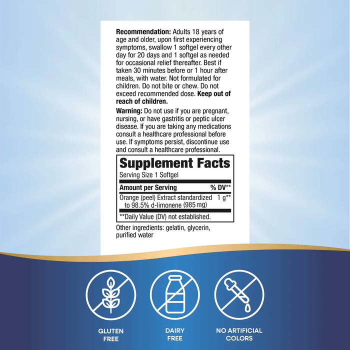 Nature's Way Heartburn Free Ingredients