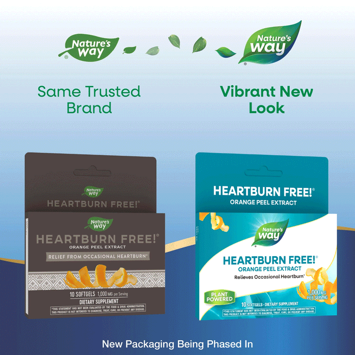 Nature's Way Heartburn Free New Look