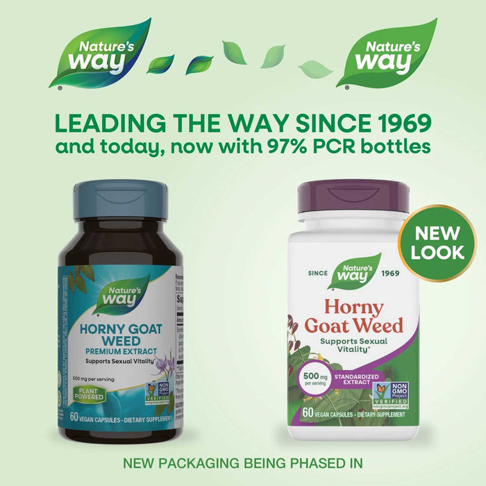 Nature's Way Horny Goat Weed New Look