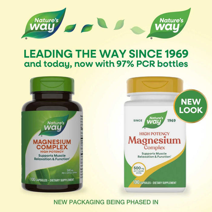 Nature's Way Magnesium Complex High Potency New Look