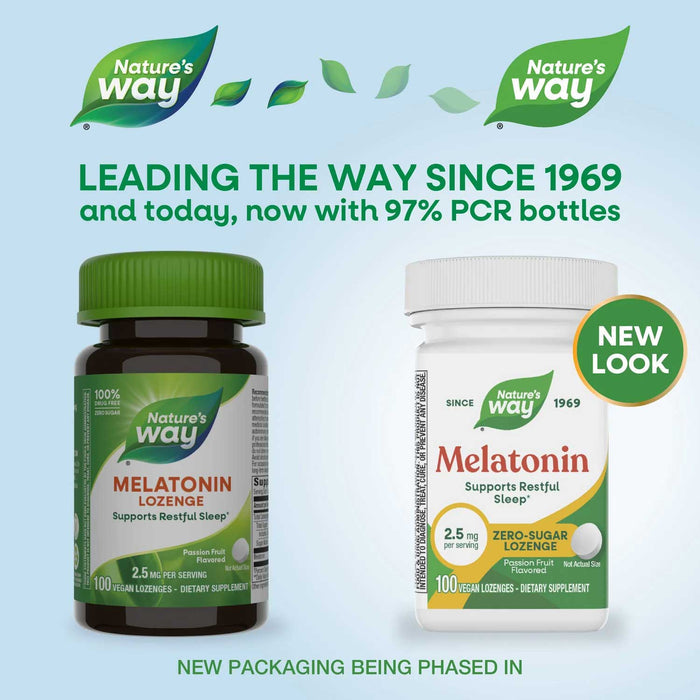 Nature's Way Melatonin Lozenge New Look