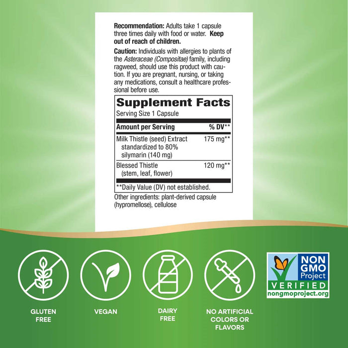 Nature's Way Milk Thistle Ingredients