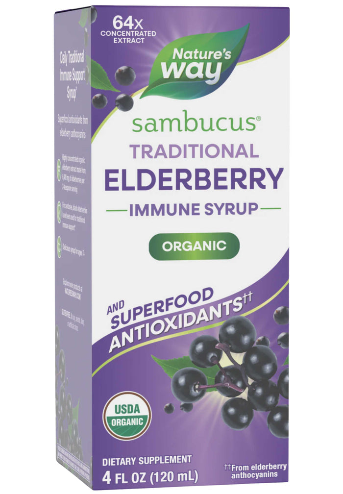 Nature's Way Sambucus Traditional Immune Syrup Elderberry