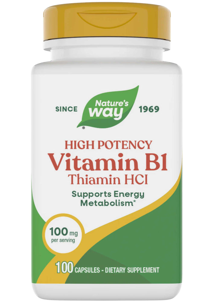 Nature's Way Vitamin B1 High Potency Thiamin HCl