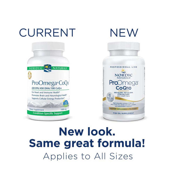 Nordic Naturals ProOmega CoQ10 New Look