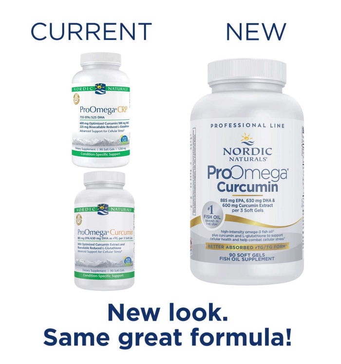 Nordic Naturals ProOmega Curcumin New Look