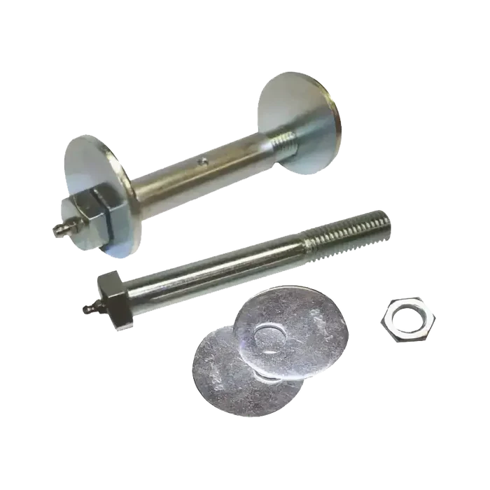 Metal bolts and washers for camber caster bolt kit on 2007+ Toyota Tundras
