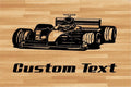 One Racing Car Wall Decal - Auto Wall Mural - Vinyl Stickers - Boys Room Decor Sticker Chef