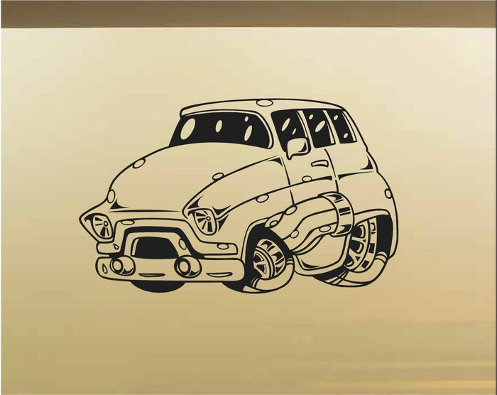 Panel Car Wall Decal - Auto Wall Mural - Vinyl Stickers - Boys Room Decor Sticker Chef