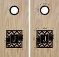 Personalized Wedding Family Name Monogram Decal for Cornhole Bean Bag Toss