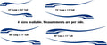 Pontoon Boat  RV Stripe Decals - Durable Replacement Graphics for Camping Trailers – Scenic RV Vinyl Decal