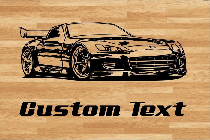 Porsche 911 Sports Car Wall Decal - Auto Wall Mural Man Cave Boys Room Decor Sticker Chef