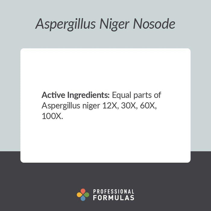 Professional Formulas Aspergillus Niger Nosode Ingredients
