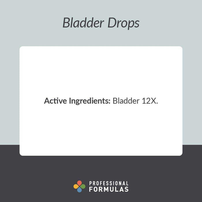 Professional Formulas Bladder Drops Ingredients