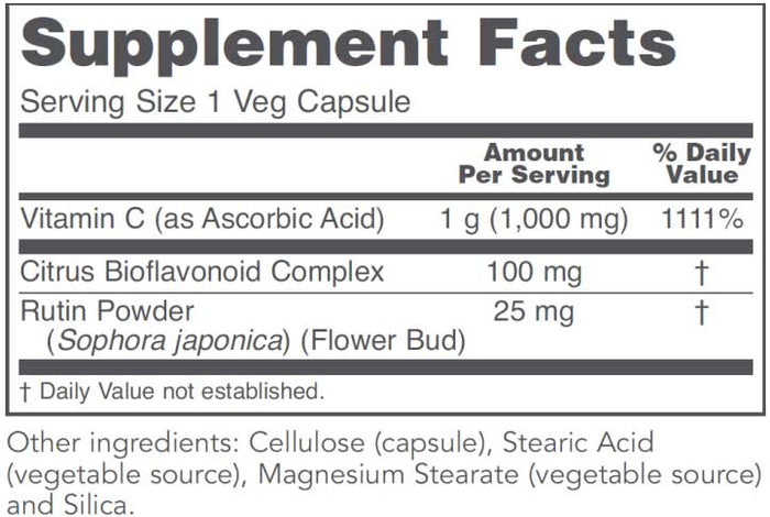 Protocol for Life Balance C-1000 Caps Ingredients