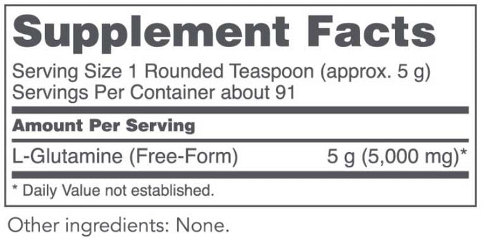 Protocol for Life Balance L-Glutamine Pure Powder Ingredients