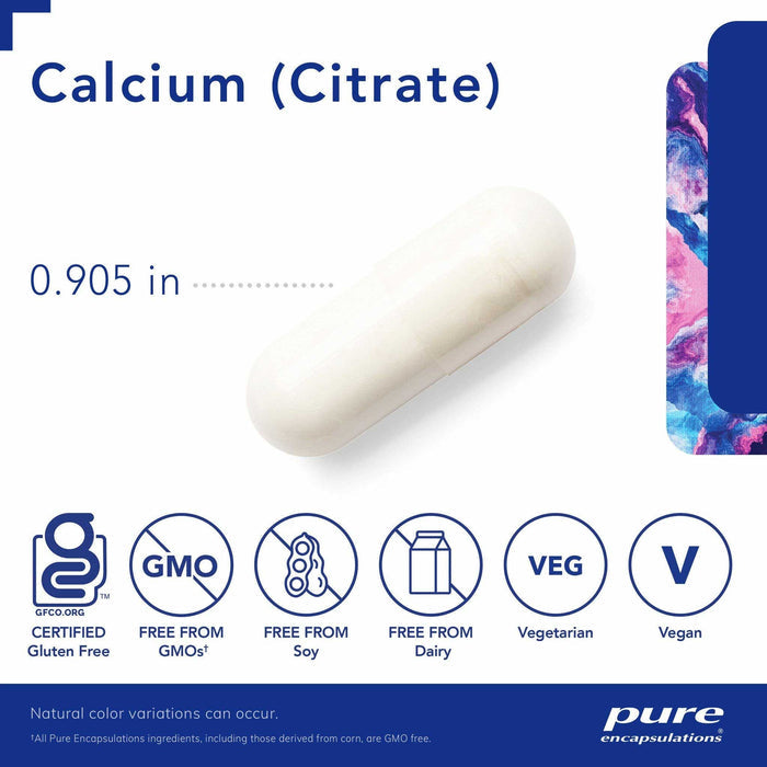 Pure Encapsulations Calcium (Citrate) Capsules