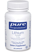 Pure Encapsulations Lithium (Orotate) 5 mg