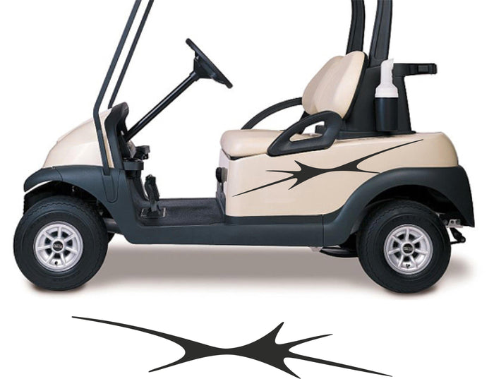 Golf Cart Decals Accessories Side by Side Racing Stickers Graphics GC504