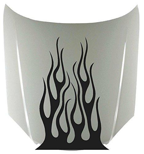 Tribal fire hood decal vinyl sticker HF13B