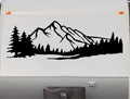 Rocky Mountain Peak Camper Motorhome Decal - RV Trailer Sticker CT06