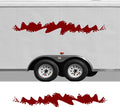 RV Camper 2-Color Vinyl Stripe Decal Set CB01 two-color vinyl stripe decal for RV camper motorhome trailer