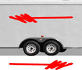 RV Camper 2-Color Vinyl Stripe Decal Set CB08 two-color vinyl stripe decal for RV camper motorhome trailer