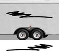 RV Camper 2-Color Vinyl Stripe Decal Set CB09 two-color vinyl stripe decal for RV camper motorhome trailer