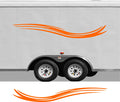 RV Camper 2-Color Vinyl Stripe Decal Set CB13 two-color vinyl stripe decal for RV camper motorhome trailer