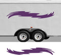 RV Camper 2-Color Vinyl Stripe Decal Set CB16 two-color vinyl stripe decal for RV camper motorhome trailer