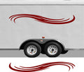 RV Camper 2-Color Vinyl Stripe Decal Set CB19 two-color vinyl stripe decal for RV camper motorhome trailer