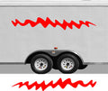 RV Camper 2-Color Vinyl Stripe Decal Set CB20 two-color vinyl stripe decal for RV camper motorhome trailer