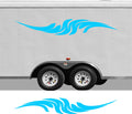 RV Camper 2-Color Vinyl Stripe Decal Set CB28 two-color vinyl stripe decal for RV camper motorhome trailer