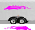 RV Camper 2-Color Vinyl Stripe Decal Set CB31 two-color vinyl stripe decal for RV camper motorhome trailer