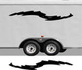 RV Camper 2-Color Vinyl Stripe Decal Set CB35 two-color vinyl stripe decal for RV camper motorhome trailer