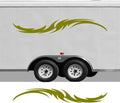 RV Camper 2-Color Vinyl Stripe Decal Set CB36 two-color vinyl stripe decal for RV camper motorhome trailer