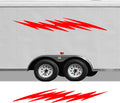 RV Camper 2-Color Vinyl Stripe Decal Set CB37 two-color vinyl stripe decal for RV camper motorhome trailer
