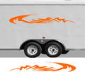 RV Camper 2-Color Vinyl Stripe Decal Set CB38 two-color vinyl stripe decal for RV camper motorhome trailer