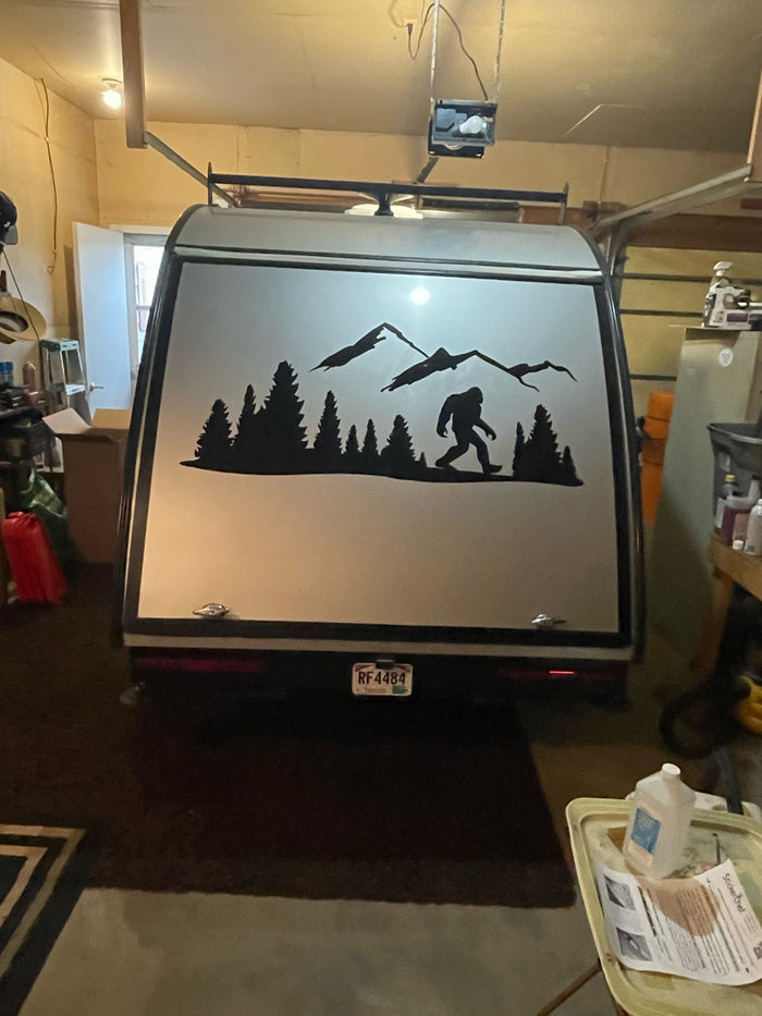 RV Camper 2-Color Vinyl Stripe Decal Set CB38 two-color vinyl stripe decal for RV camper motorhome trailer
