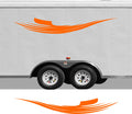 RV Camper 2-Color Vinyl Stripe Decal Set CB41 two-color vinyl stripe decal for RV camper motorhome trailer