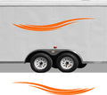 RV Camper 2-Color Vinyl Stripe Decal Set CB43 two-color vinyl stripe decal for RV camper motorhome trailer