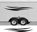 RV Camper 2-Color Vinyl Stripe Decal Set CB44 two-color vinyl stripe decal for RV camper motorhome trailer