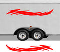 RV Camper 2-Color Vinyl Stripe Decal Set CB47 two-color vinyl stripe decal for RV camper motorhome trailer