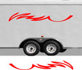 RV Camper 2-Color Vinyl Stripe Decal Set CB48 two-color vinyl stripe decal for RV camper motorhome trailer