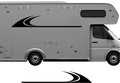 RV Camper 2-Color Vinyl Stripe Decal Set CB69 two-color vinyl stripe decal for RV camper motorhome trailer