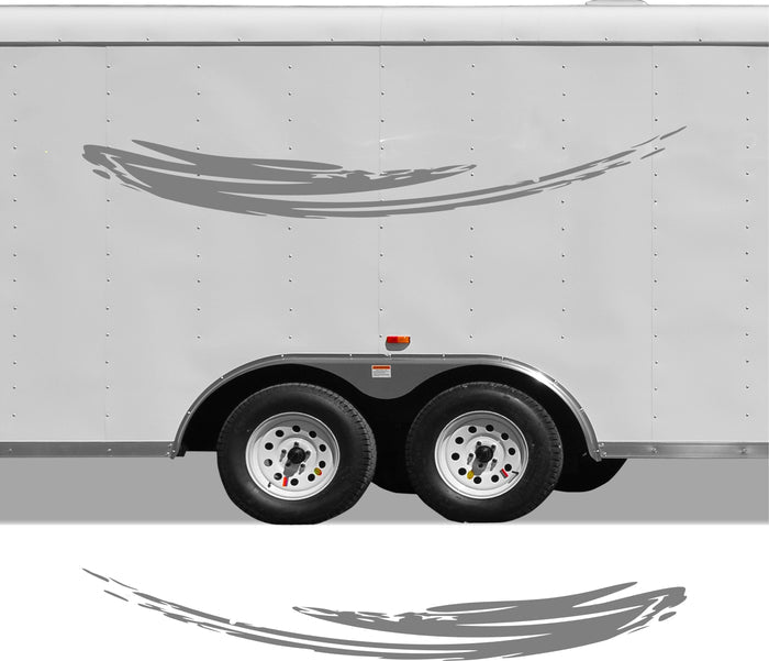 RV Camper 2-Color Vinyl Stripe Decal Set two-color vinyl stripe decal for RV camper motorhome trailer