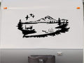 RV Camper Decal Sticker Deer Mountain Scene – Scenic RV Vinyl Decal