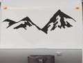 RV Camper Motorhome Decal Sticker - Trees and Mountains Design