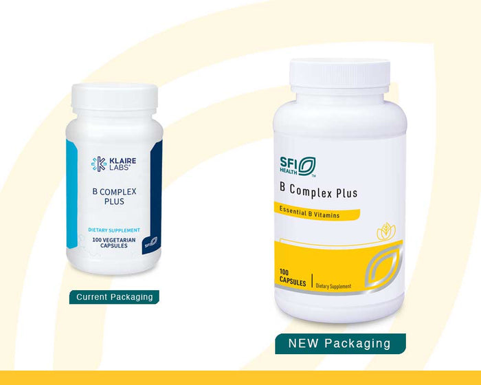 SFI HEALTH (Klaire Labs) B Complex Plus New Look