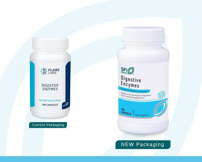 SFI HEALTH (Klaire Labs) Digestive Enzymes New Look